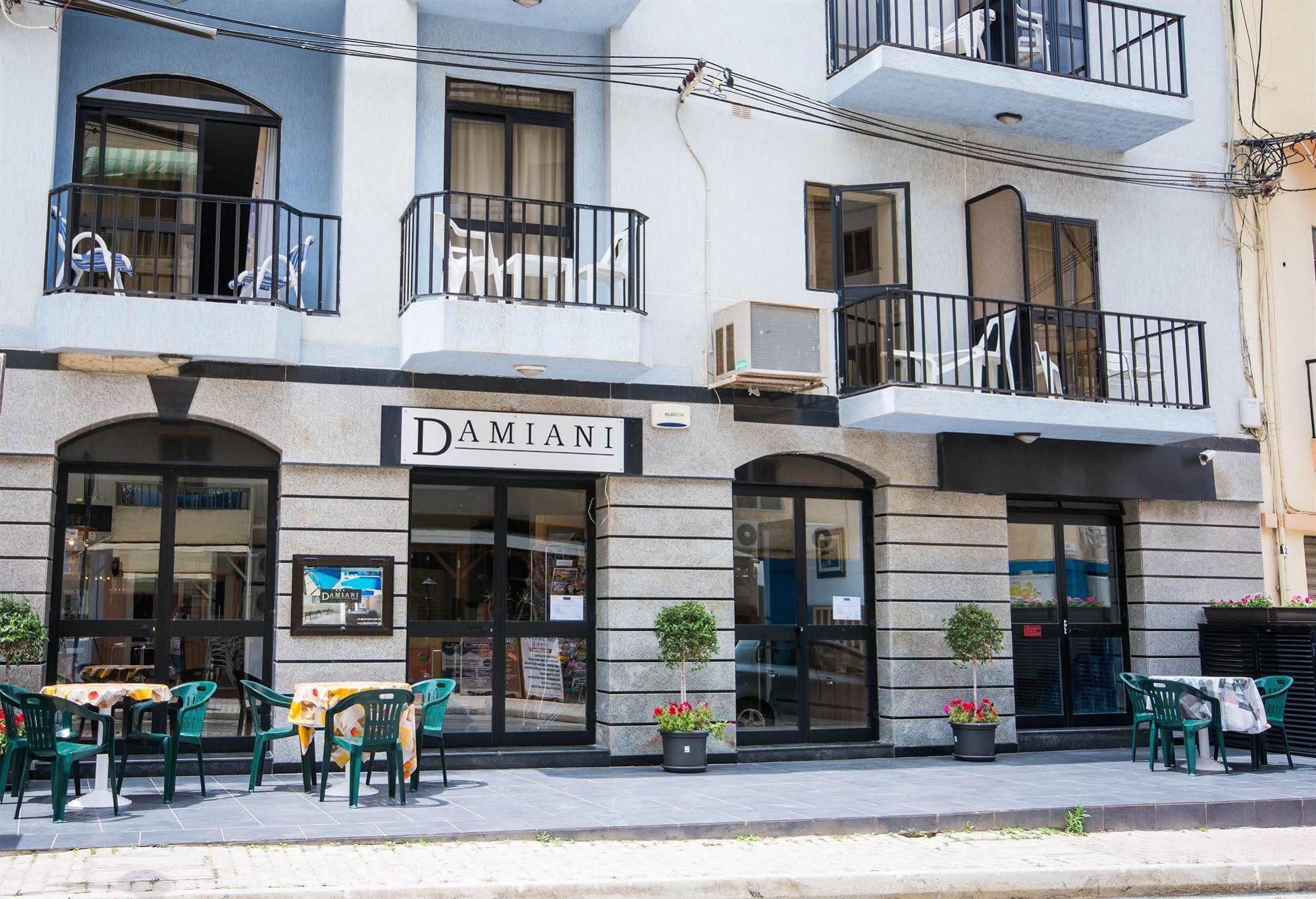 Damiani Apartments Bugibba Bagian luar foto